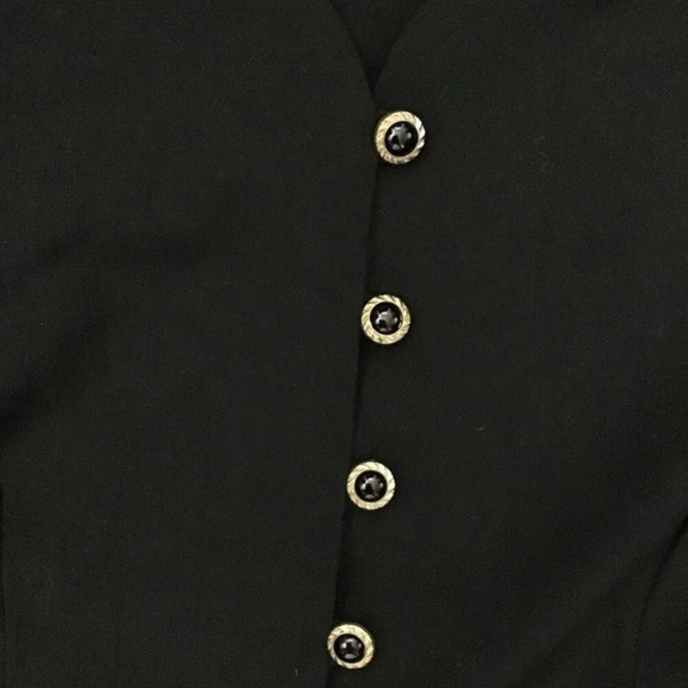 Sunshine Starshine Vintage Black Dress 16